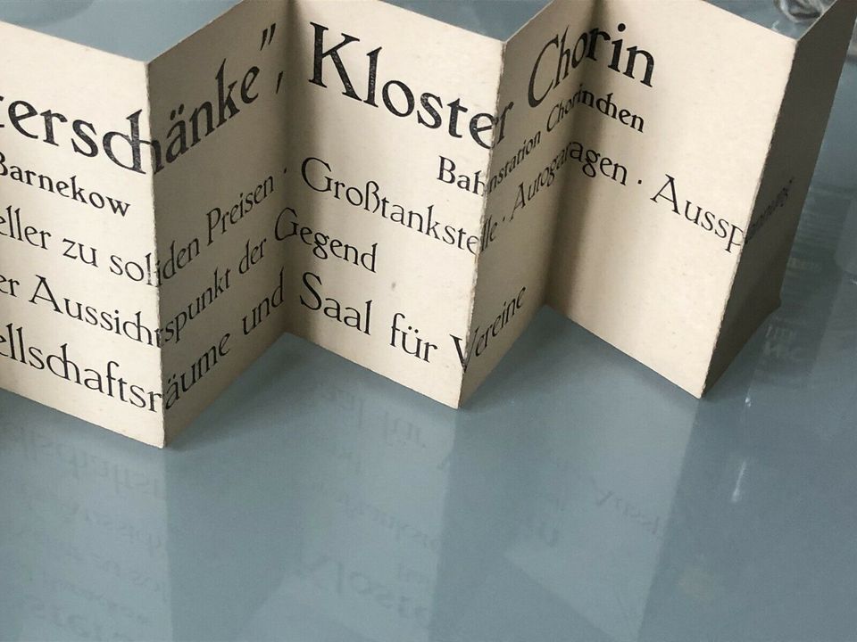 Altes Postkartenbüchlein Kleinformat "Kloster Chorin  " in Berlin