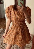 Free People Pennie Retro Puffärmel Minikleid Floral Boho XS S Baden-Württemberg - Durmersheim Vorschau