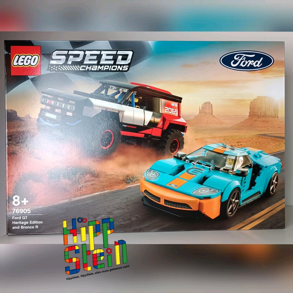 LEGO® Speed Champions 76905 Ford GT/ Bronco NEU inkl Versand in Wilkau-Haßlau