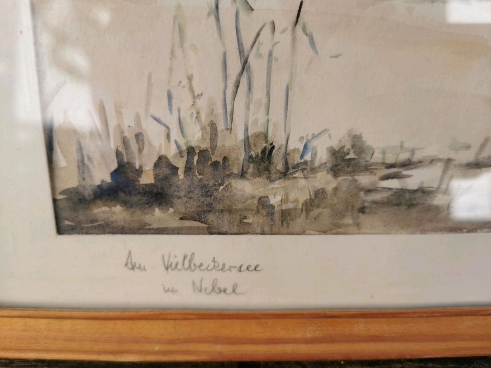 Kleines Gemälde vom Vielbeckersee von Klein in Erfurt