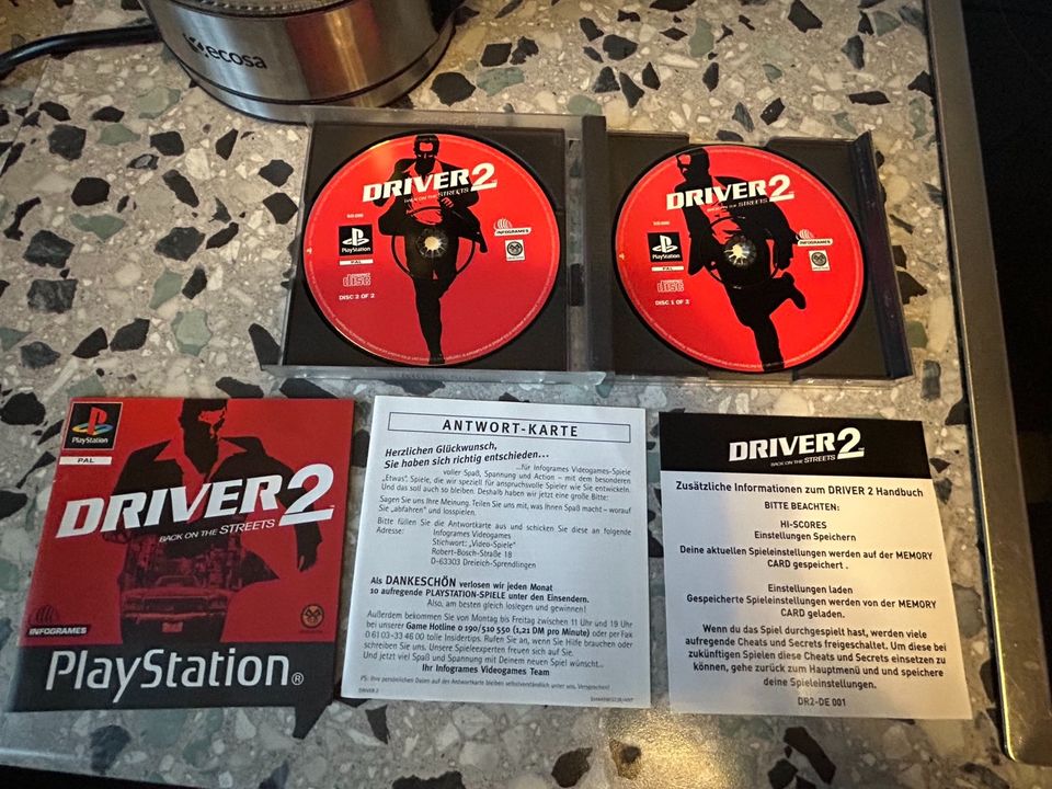PlayStation 1 Driver 2 PAL Version in Berlin