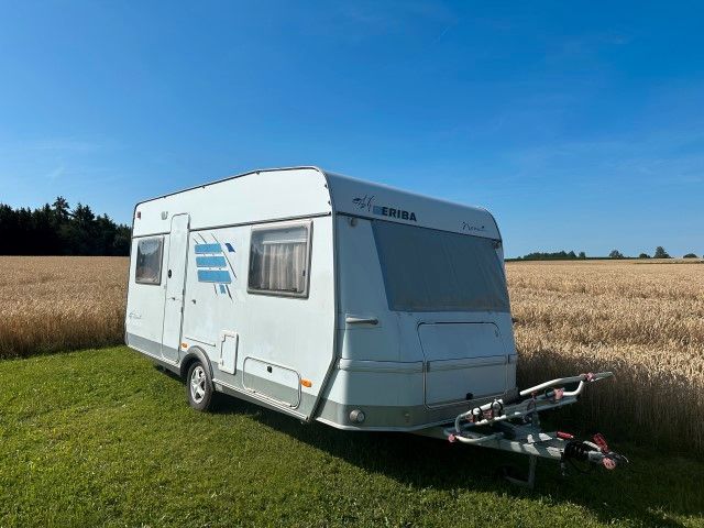 Wohnwagen Hymer Eriba 491 A mit Vorzelt TÜV neu in Unterwaldhausen