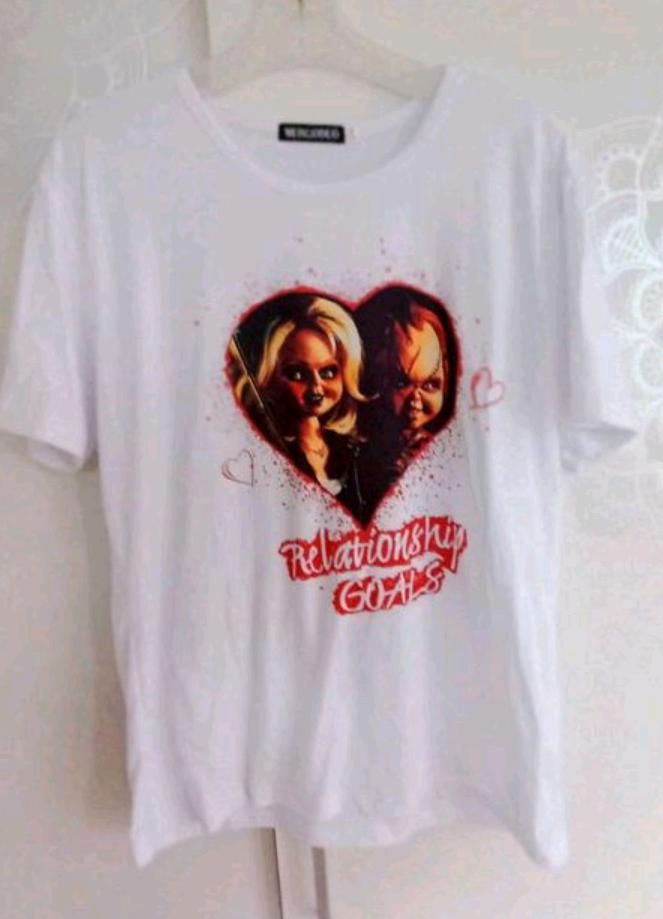 Chucky Und Tiffany Fan T-Shirt Gr.M/L 38/40 Chucky Merchandising in Walsrode