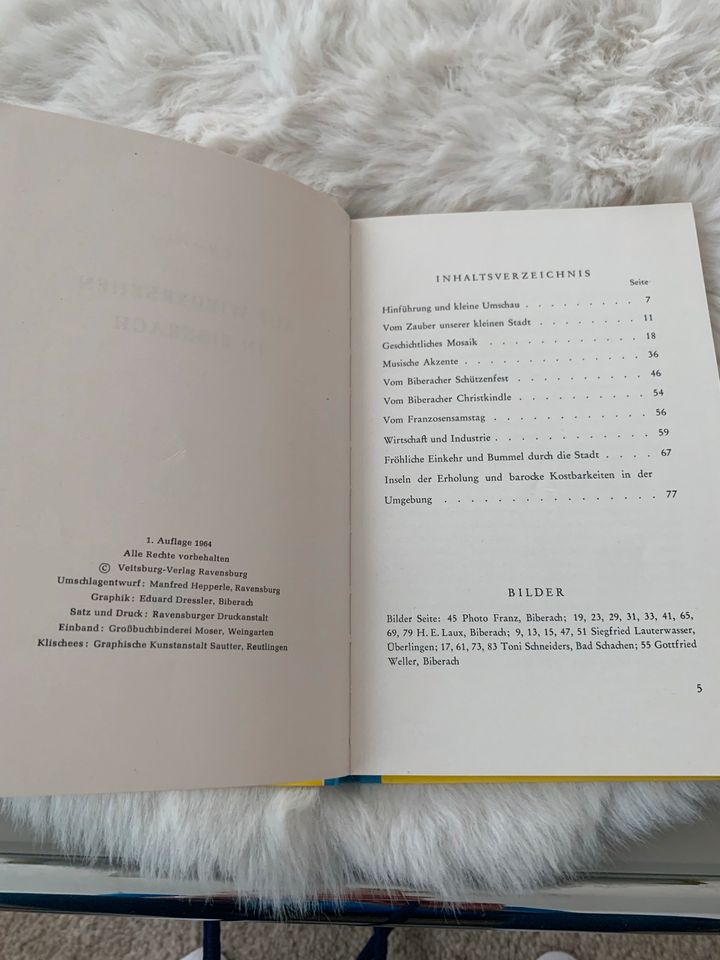 Buch ‚Auf Wiedersehen in Biberach‘ 1964 in Weingarten