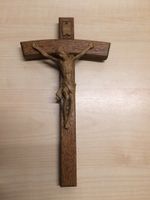kleines Kreuz 22 cm Kruzifix Holzkreuz Jesuskreuz Herrgott Bayern - Waging am See Vorschau