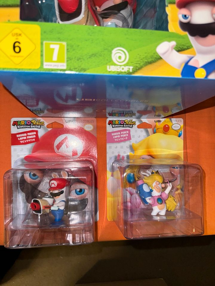 Nintendo Switch Mario Rabbids Collectors Edition plus 2 Amiibos in Lengerich