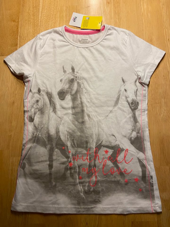 Ernstings T-shirt Pferd, Gr. 146 / 152 - Neu in Obertshausen