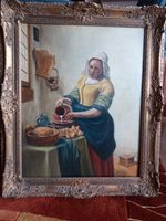 Öl-Gemälde | Dienstmagd mit Milchkrug | Reproduktion Hessen - Oberursel (Taunus) Vorschau
