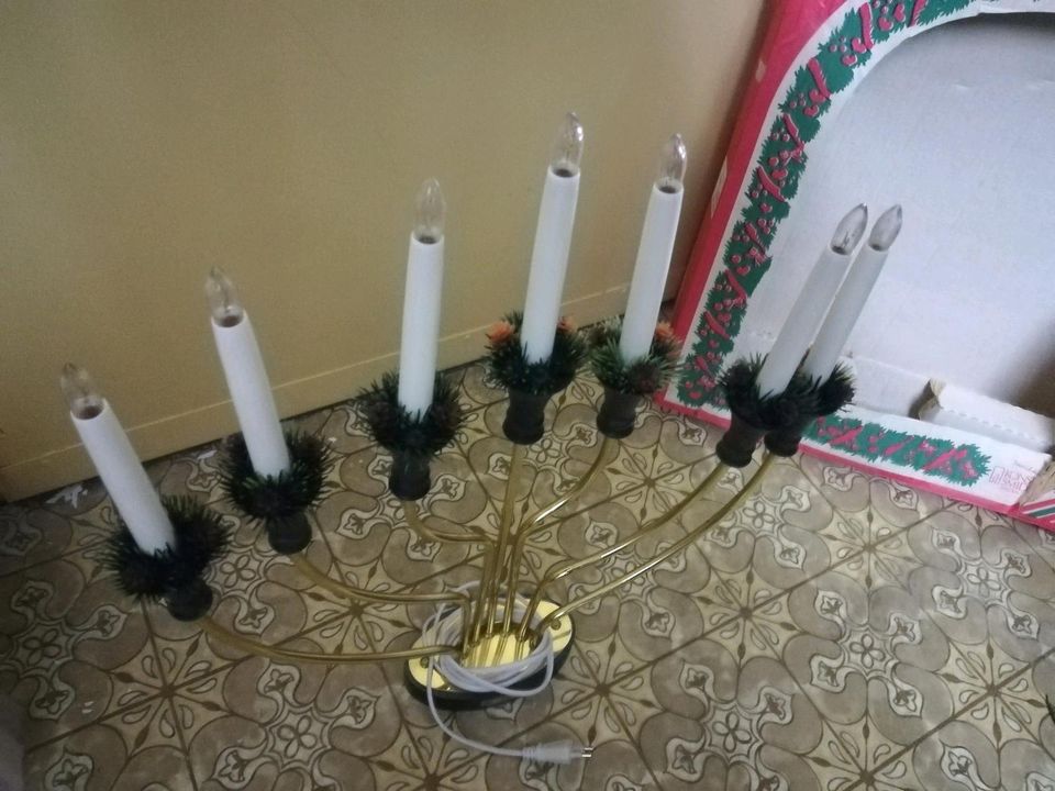 Weihnachten Kerzenhalter Kerzenständer in Wölfersheim