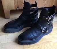 Biker Boots, ZARA, 40, schwarz,Sommer Stiefeletten, Festival Look Nordrhein-Westfalen - Hemer Vorschau
