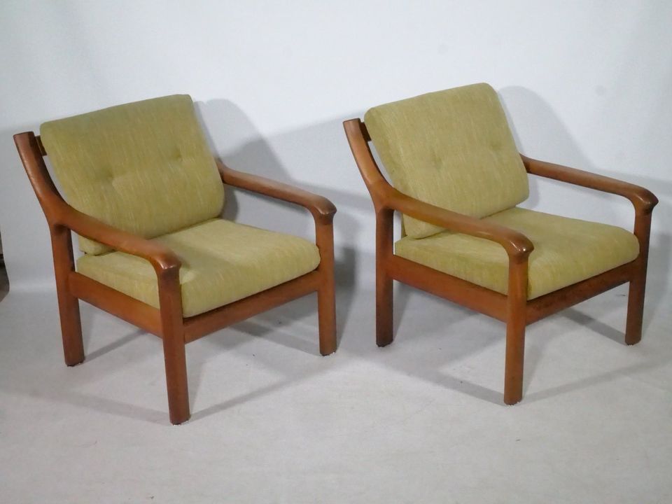 Danish Design Sessel Set Teak 60er Jahre Vintage Mid-Century Skan in Mainz