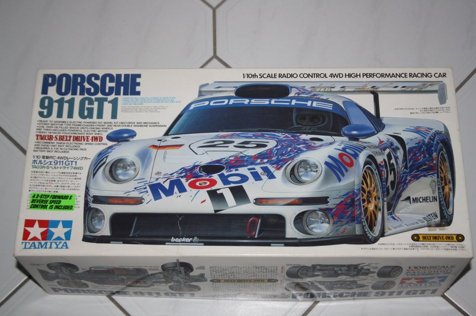 Tamiya Porsche 911 GT1 RC Car 1:10 Neuzustand nur gebaut in Herford