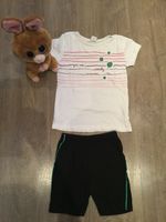 kurze Sportsachen Gr. 104/110; T Shirt von S. Oliver + Shorts Sachsen-Anhalt - Halle Vorschau