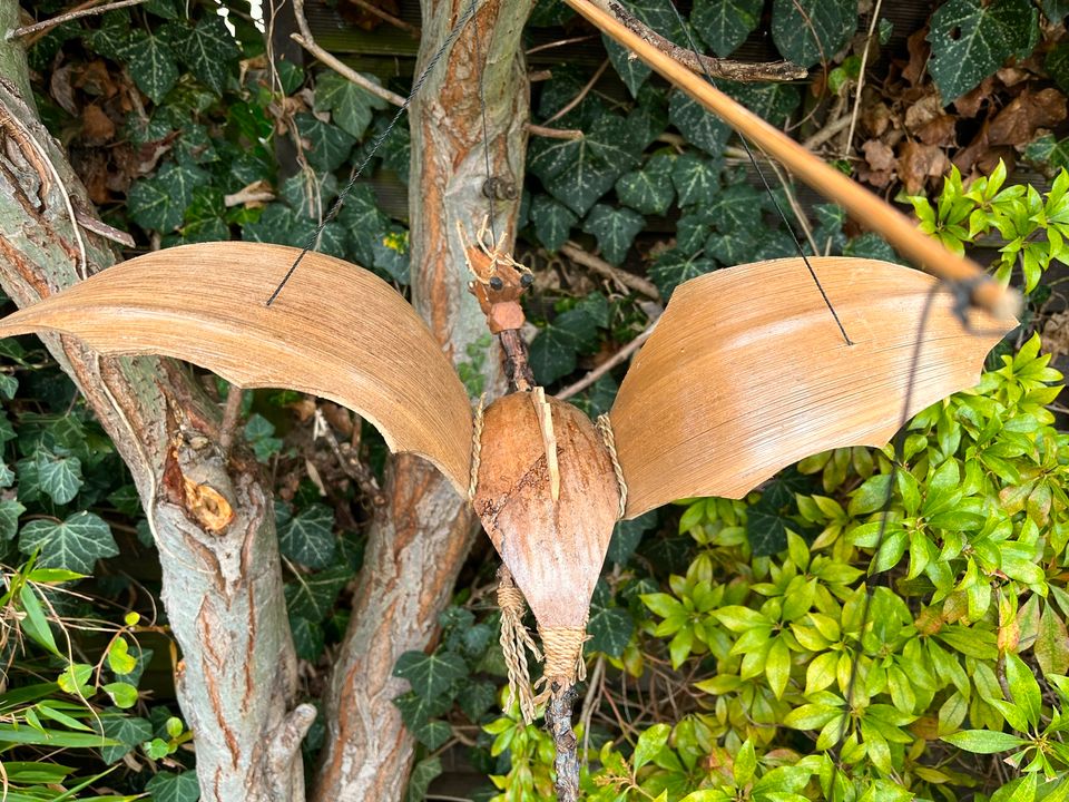 Drachen kokosdrachen Flugdrachen Windspiel Bali Deko in Essen