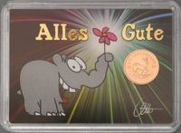 Goldmünze Krügerrand 1/10 oz Gold Ottifant ´Alles Gute´ Niedersachsen - Fürstenau Vorschau