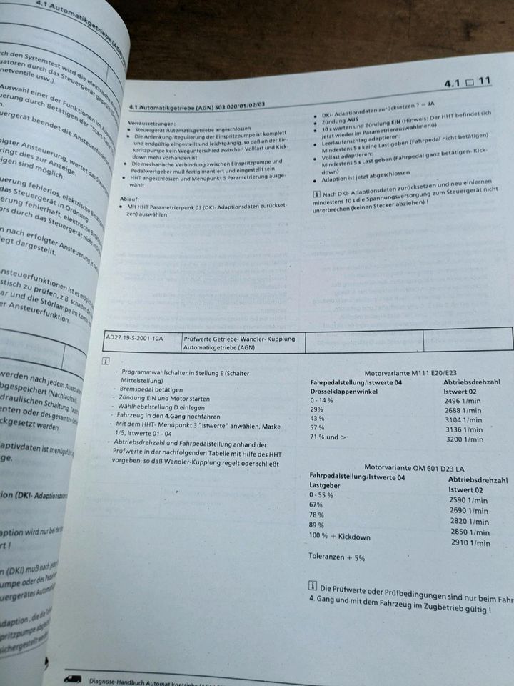 Mercedes Vito V Klasse Diagnose Handbuch Werkstatthandbuch in Selters