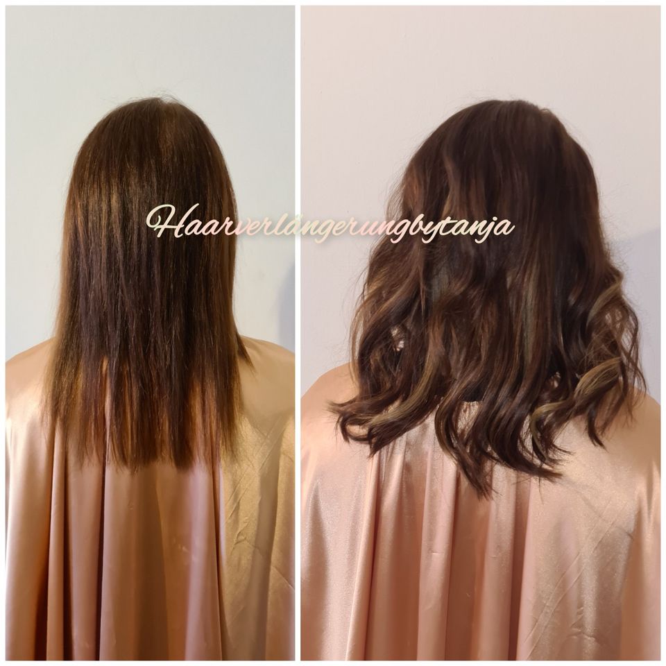 Haarverlängerung - Extensions - Premium - Keratin Bondings - Tape in Rosenheim