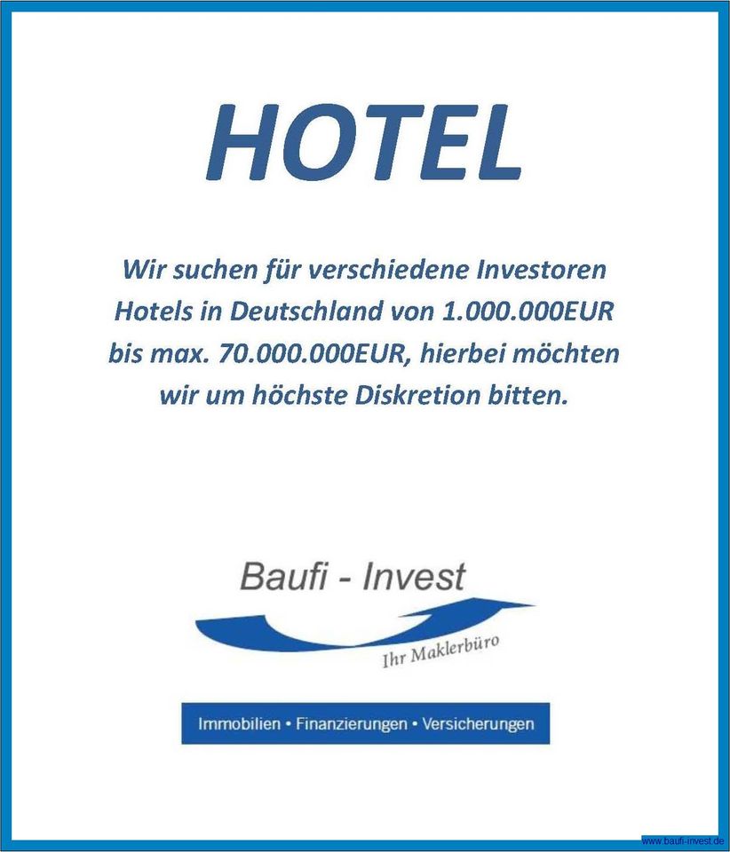 Für Investoren Hotel gesucht in Baden-Baden