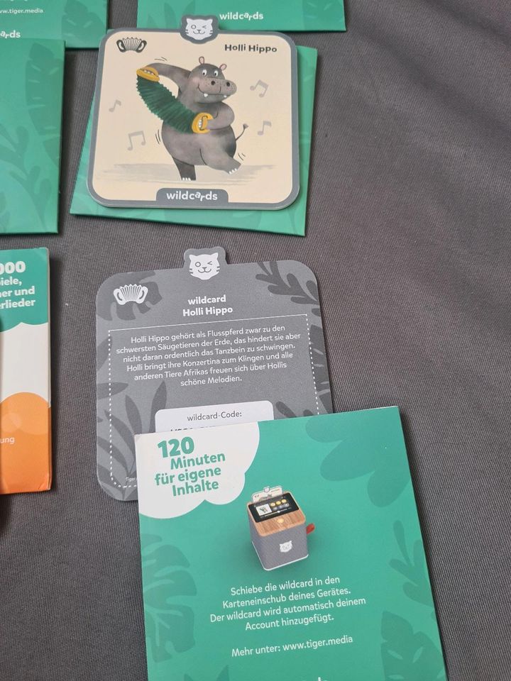 Tigerbox Touch card Karten Monatskarte und wildcard neu unbenutzt in Berlin