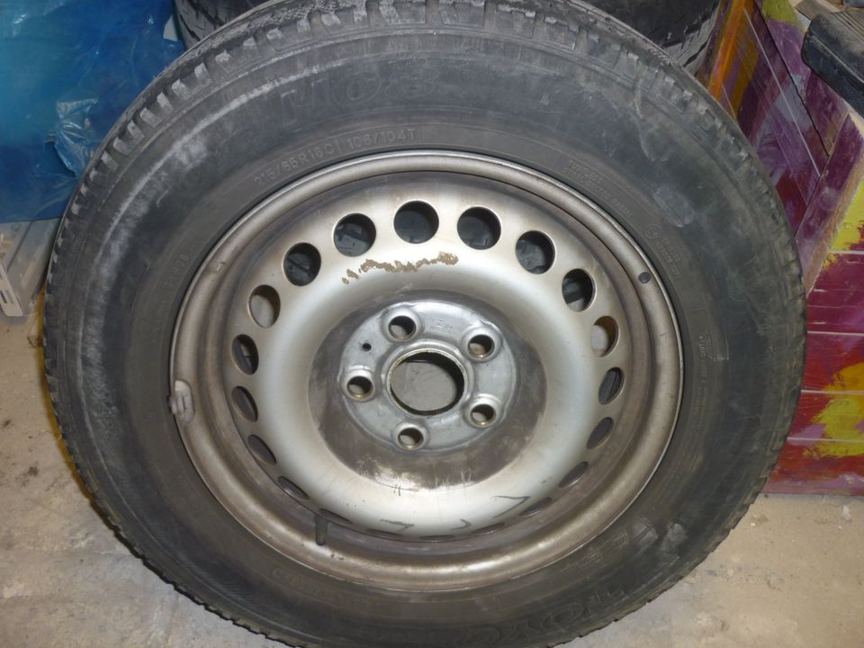 4 Sommerräder Toyo VW Transporter 215/65R16C 4 mm DOT49/17 in Reichenbach (Vogtland)