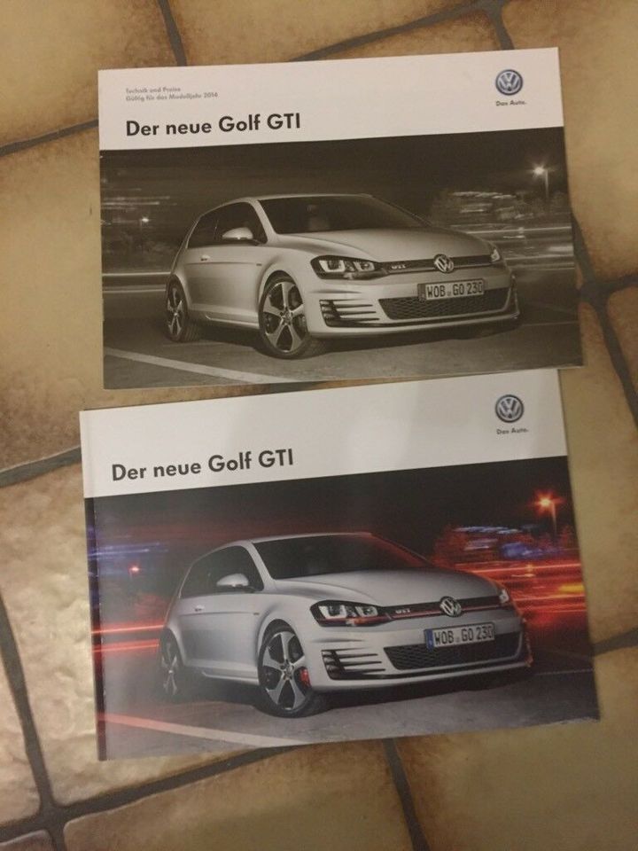 Prospekt VW Golf GTI 2013 in Burbach