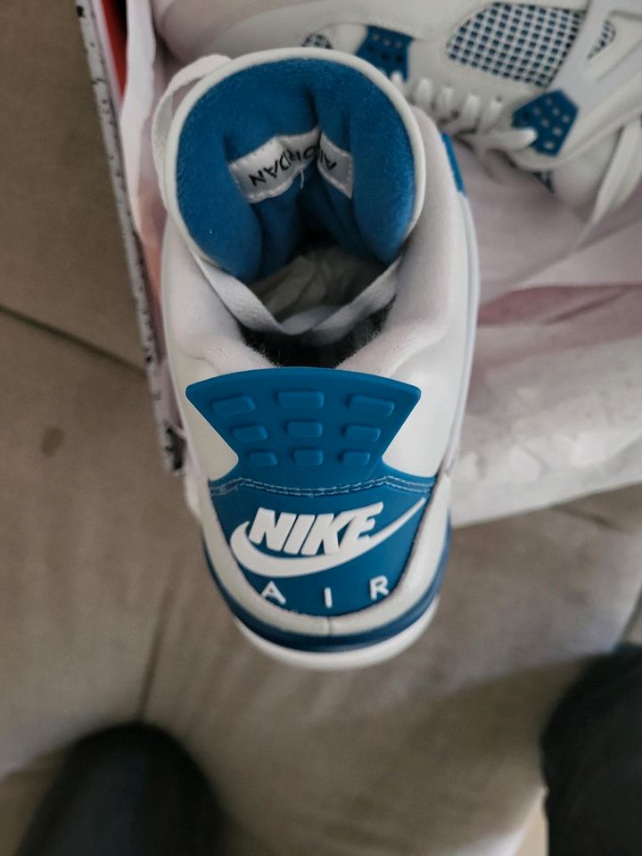 Nike Air Jordan 4 Military Blue Größe 44 Neu mit Box in Düren