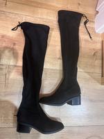 Schwarze Steve madden overknees Gr. 36 overknee Stiefel Berlin - Lichterfelde Vorschau