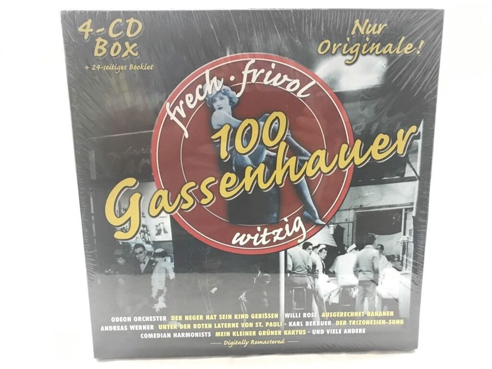 100 Gassenhauer von Various 4-CD Box - 100 Lieder - NEU & OVP in Hof (Saale)