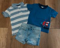 Set 3-teilig T-Shirts + kurze Hose, Jeans - Gr. 92 Baden-Württemberg - Empfingen Vorschau