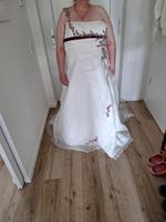 Brautkleid Größe 54 im guten Zustand  günstig abzugeben!! Nordrhein-Westfalen - Sendenhorst Vorschau