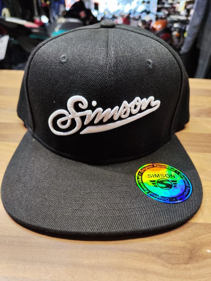 Simson BaseCap Schwarz in Hartmannsdorf