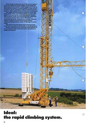 Liebherr 35K Kran Untendreher Baustellenkran 30m (ähnlich Potain) in Burgebrach