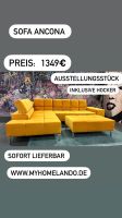 Sofa Couch Wohnlandschaft mit Hocker Ausstellungsstück München - Altstadt-Lehel Vorschau