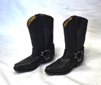 SANCHO Lederstiefel Cowboystiefel Westernstiefel Schwarz Gr. 38 Hessen - Herleshausen Vorschau