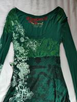 Desigual Kleid grün gemustert L Fairy Dress Blumen Niedersachsen - Neuhaus Vorschau