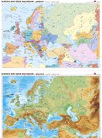 Karte Europa&Nachbarn Physisch Politisch Wandkarte A2 59 x 41 cm München - Bogenhausen Vorschau