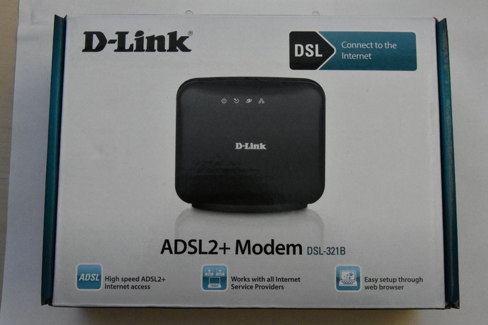 ADSL2+ Modem D-LINK DSL-321B, DSL Modem in Heusenstamm