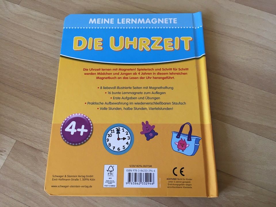 Die Uhrzeit - Aktiv lernen mit Magneten - Buch in Seester