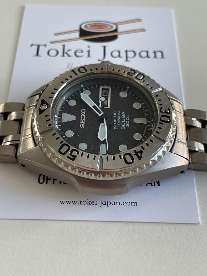 Vintage Seiko AGS 5M63-0B40 Titanium Diver Grey Ghost aus 1997 in Stuttgart