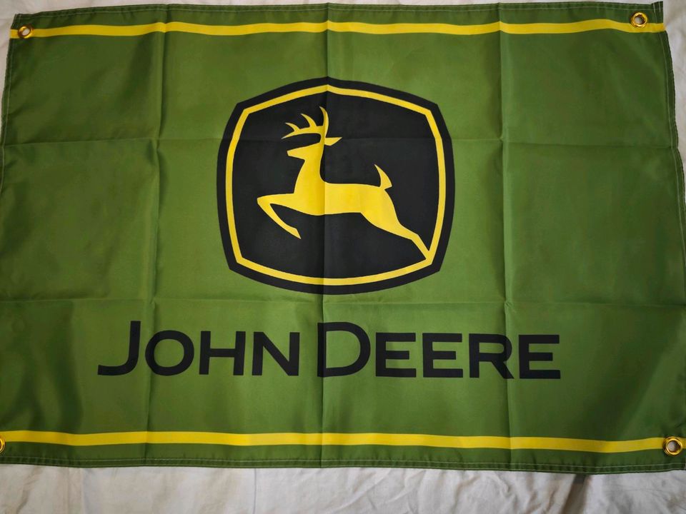 614 John Deere Traktor Landwirtschaft Fahne Banner Flagge Werbung in Chemnitz