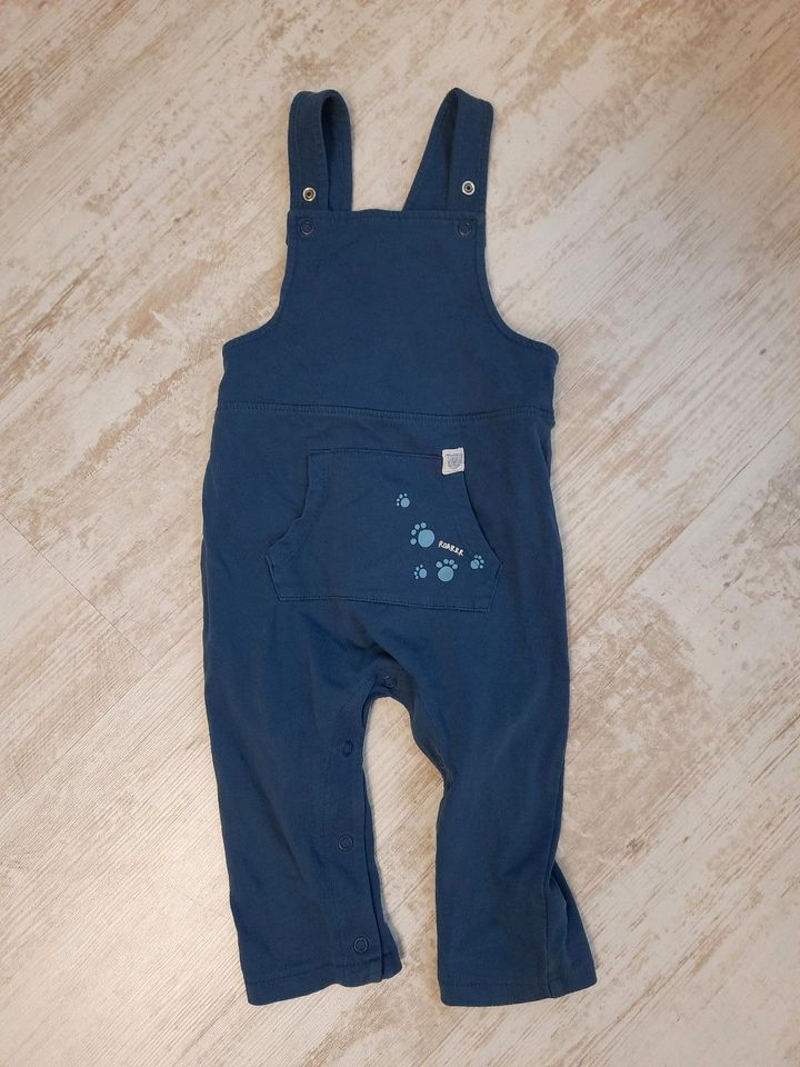 Blaue Latzhose Gr. 74/80 in Herzebrock-Clarholz