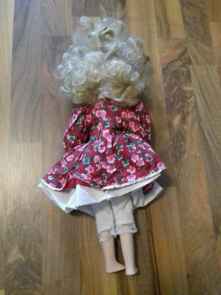 Sammlerpuppe Porzellan Sammler Puppe Porzellanpuppe ca. 40 cm in Gochsheim