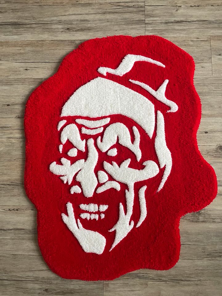 Terrifier Teppich selfmade Tufting Rug Art The Clown Film Horror in Erfurt