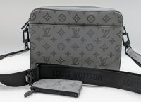 Louis Vuitton Duo Messenger Monogram Shadow Leder Grau Tasche Kiel - Hassee-Vieburg Vorschau