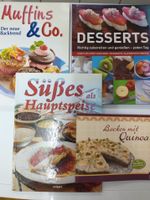 Backbuch Quinoa, Muffins, Desserts, süße Hauptspeisen 4 Stück Hessen - Bensheim Vorschau