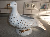 Taube aus Keramik in weiss-gold gemarkt Hessen - Linden Vorschau