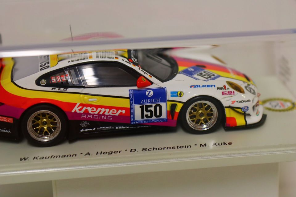 Porsche 997 GT3 KR Kremer Nürburgring´12 #150 1:43 Spark in Usingen