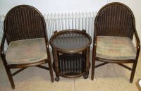 2 RATTAN STÜHLE und RATTAN TISCH Nordrhein-Westfalen - Leverkusen Vorschau