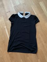 T Shirt Hallhuber XS schwarz mit Kragen Hadern - Blumenau Vorschau