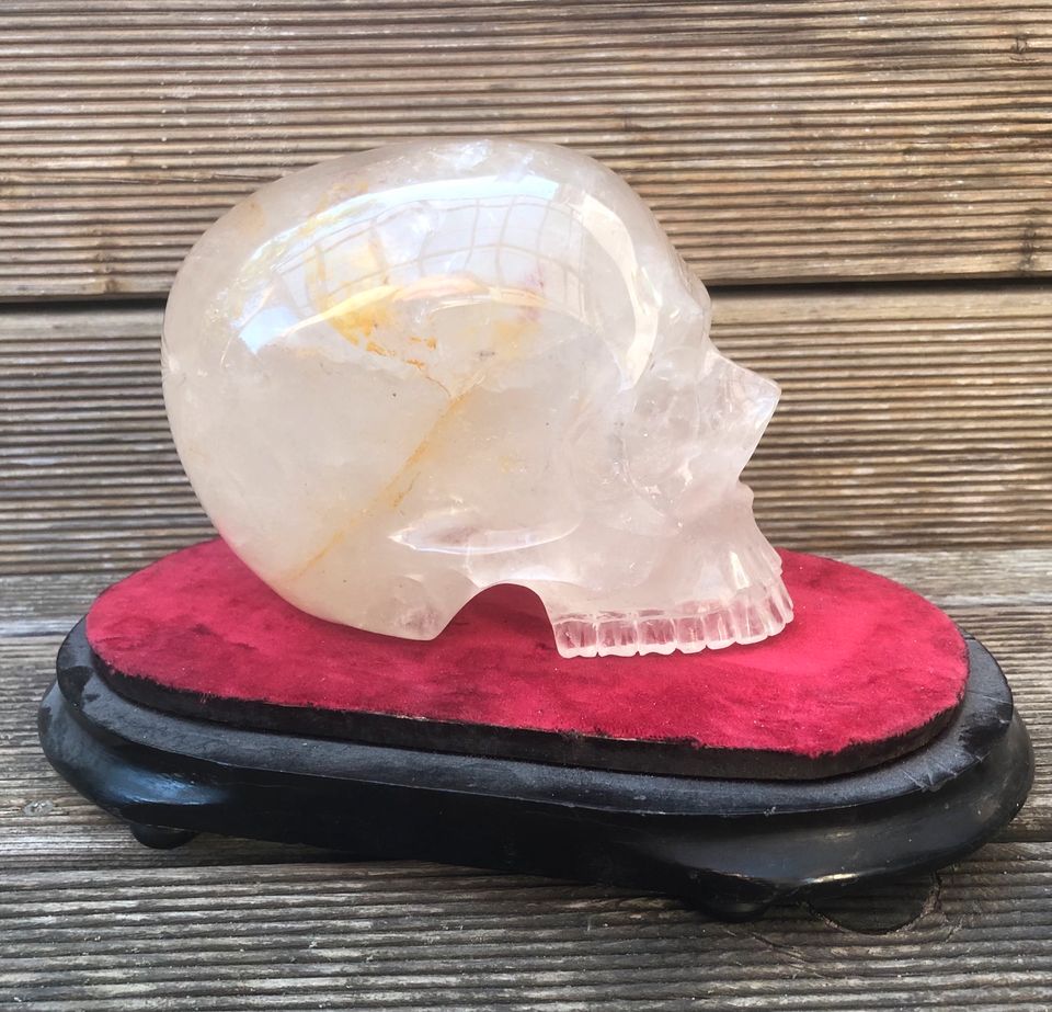 Schädel Kristallschädel Bergkristall 3,7kg lebensgroß Heilstein in Ahrensfelde